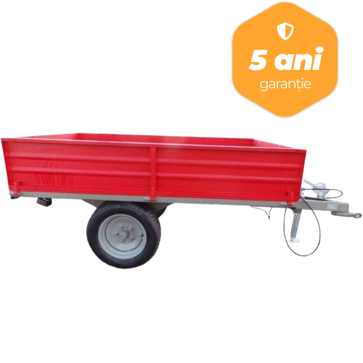 Remorca monoaxa Bicchi model B125P franare hidraulica
