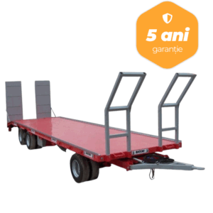 Remorca agricola cu doua axe si platforma fixa Bicchi model 2B65CA