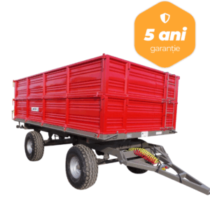 Remorca agricola cu 2 axe Bicchi model 2B 60-P2, 6 tone, franare pneumatica