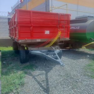 Remorca agricola cu 2 axe Bicchi model 2B100, 10 tone,franare pneumatica, produs nou, stoc Ploiesti, matricola 2020
