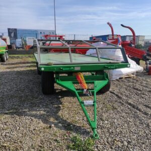Remorca platforma pentru transport baloti, Bicchi model RB10-H, 10 tone