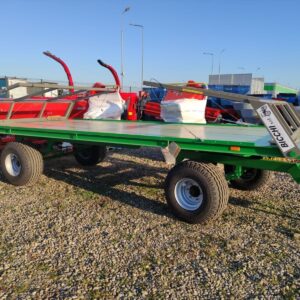 Remorca platforma pentru transport baloti, Bicchi model RB10-P2, 10 tone